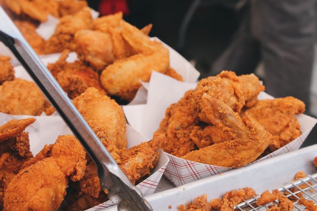 チキン販売のバイト